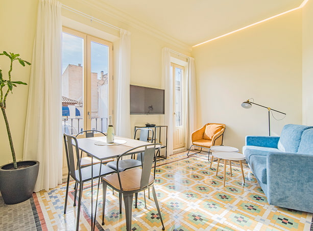 Vista general del apartamento Penthouse Suite de Mosaiko Homes Catedral Granada